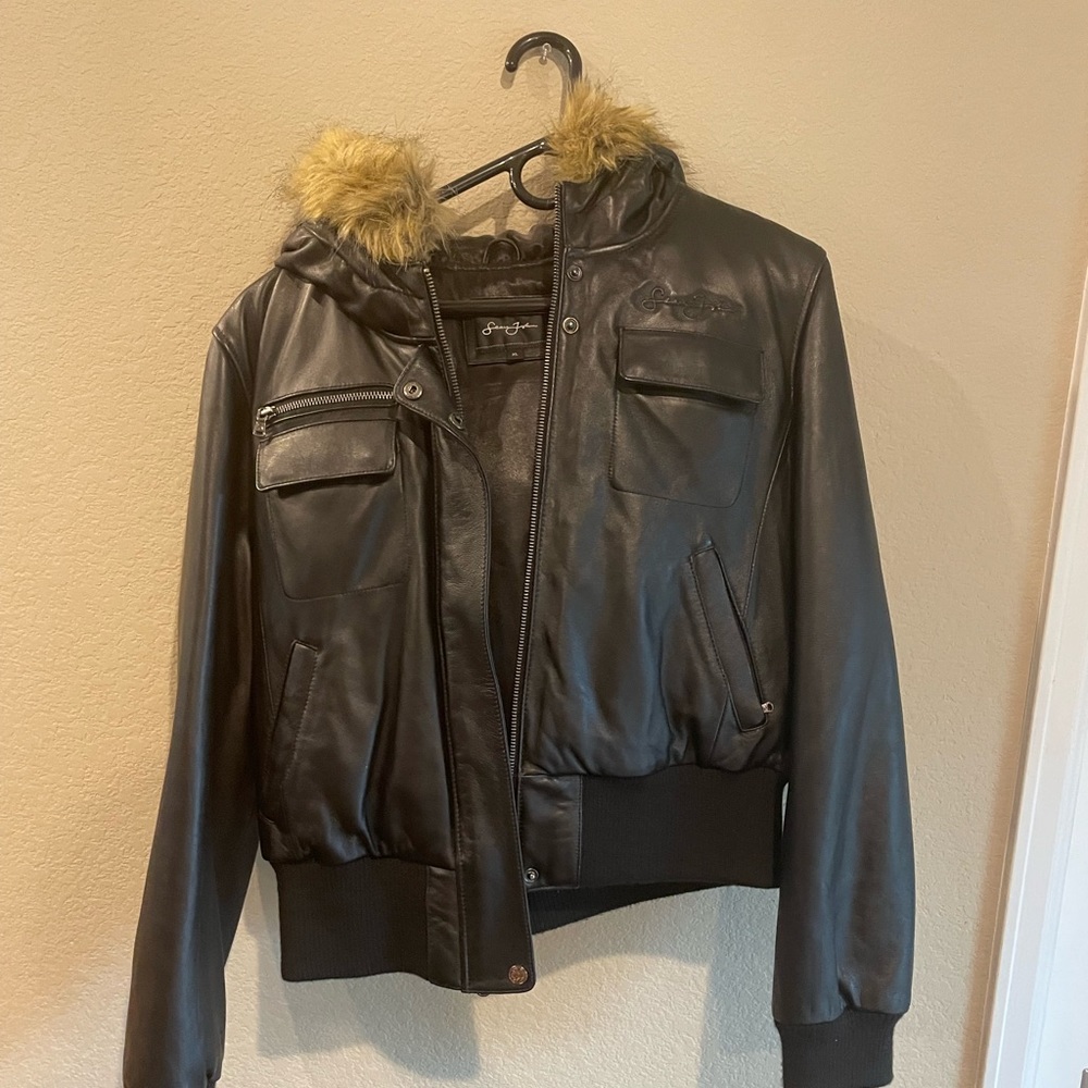 Sean John leather jacket